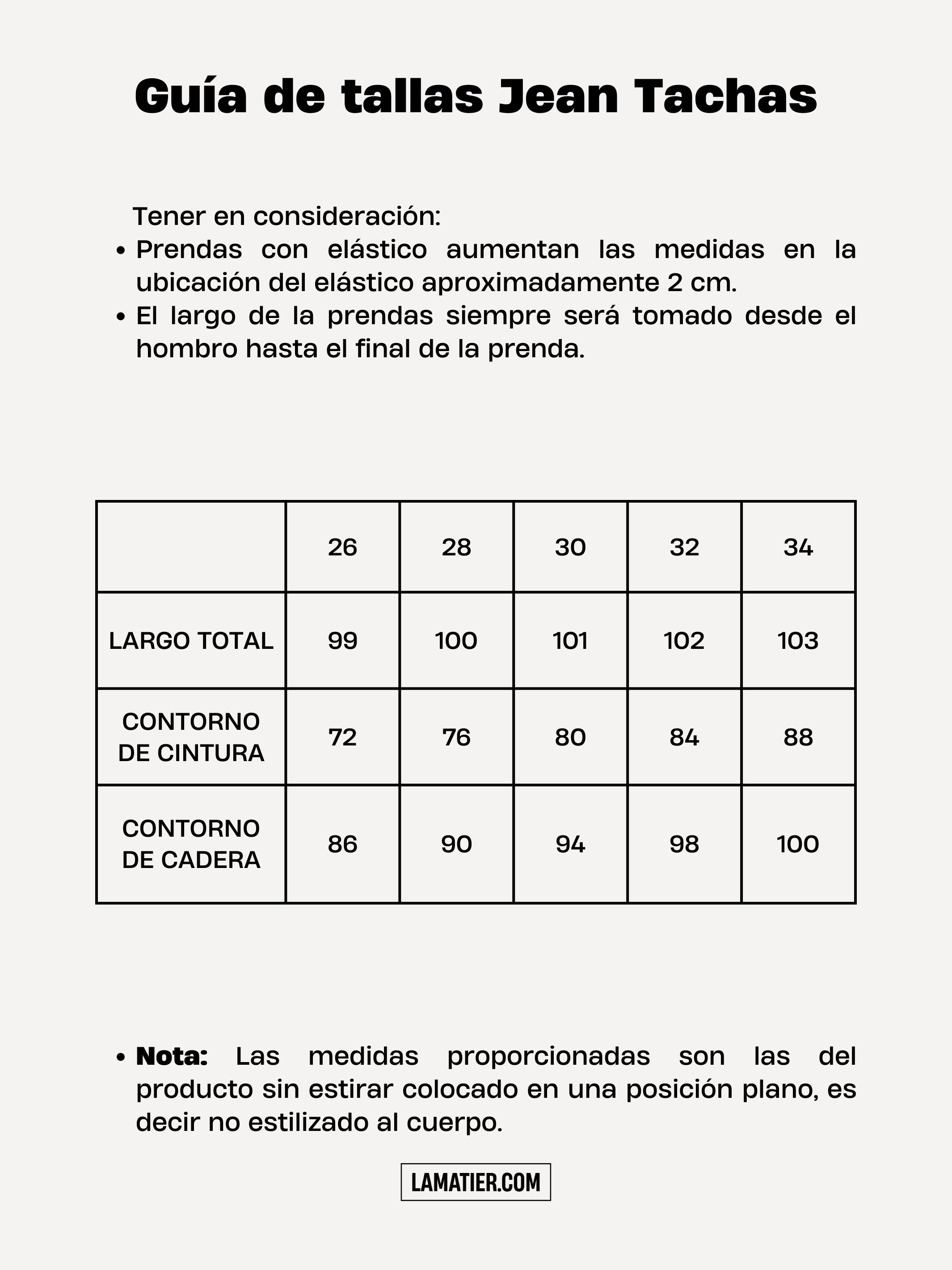Jean de Tachas Lau Negro