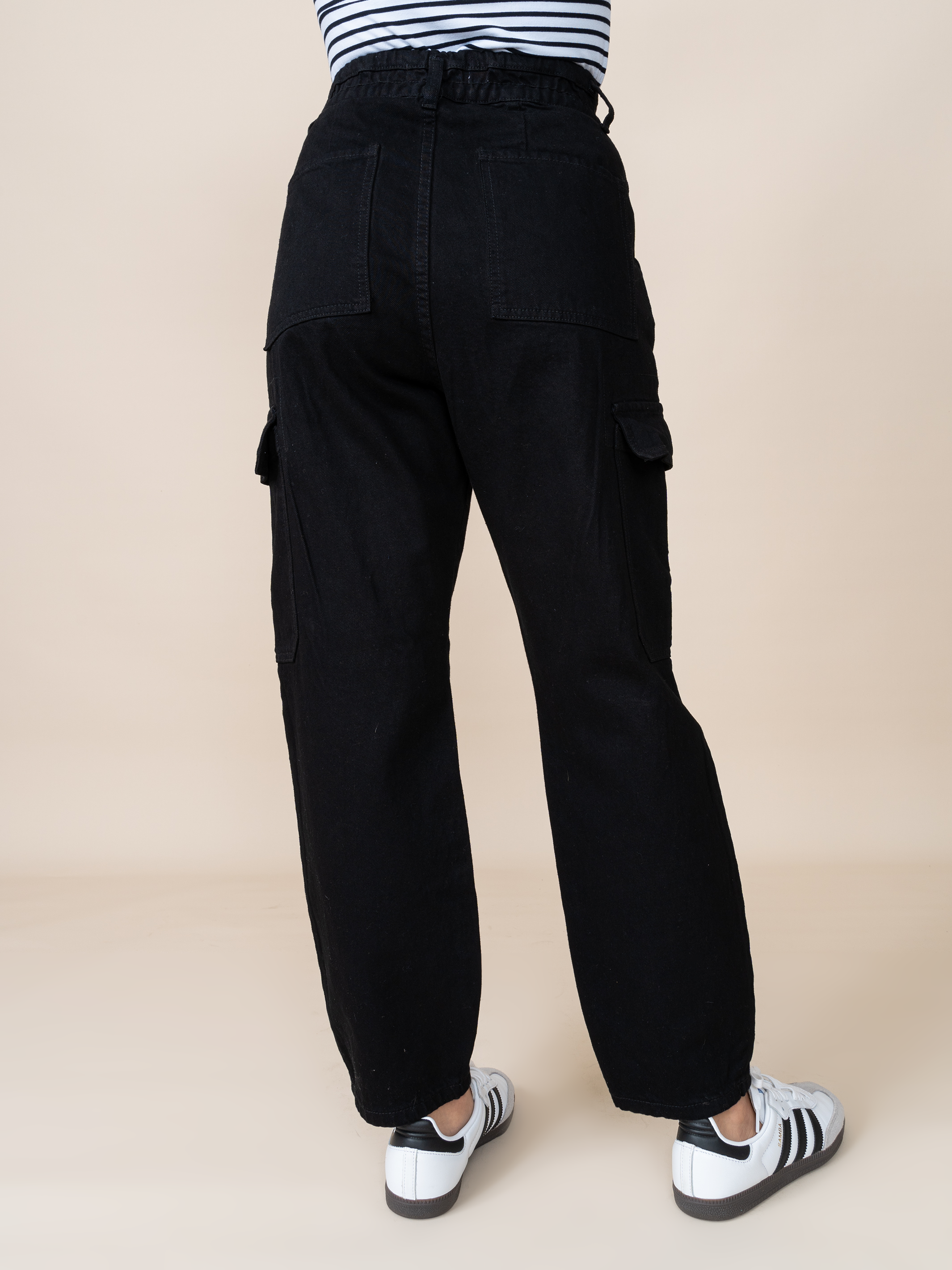 Jean Cargo Negro LM