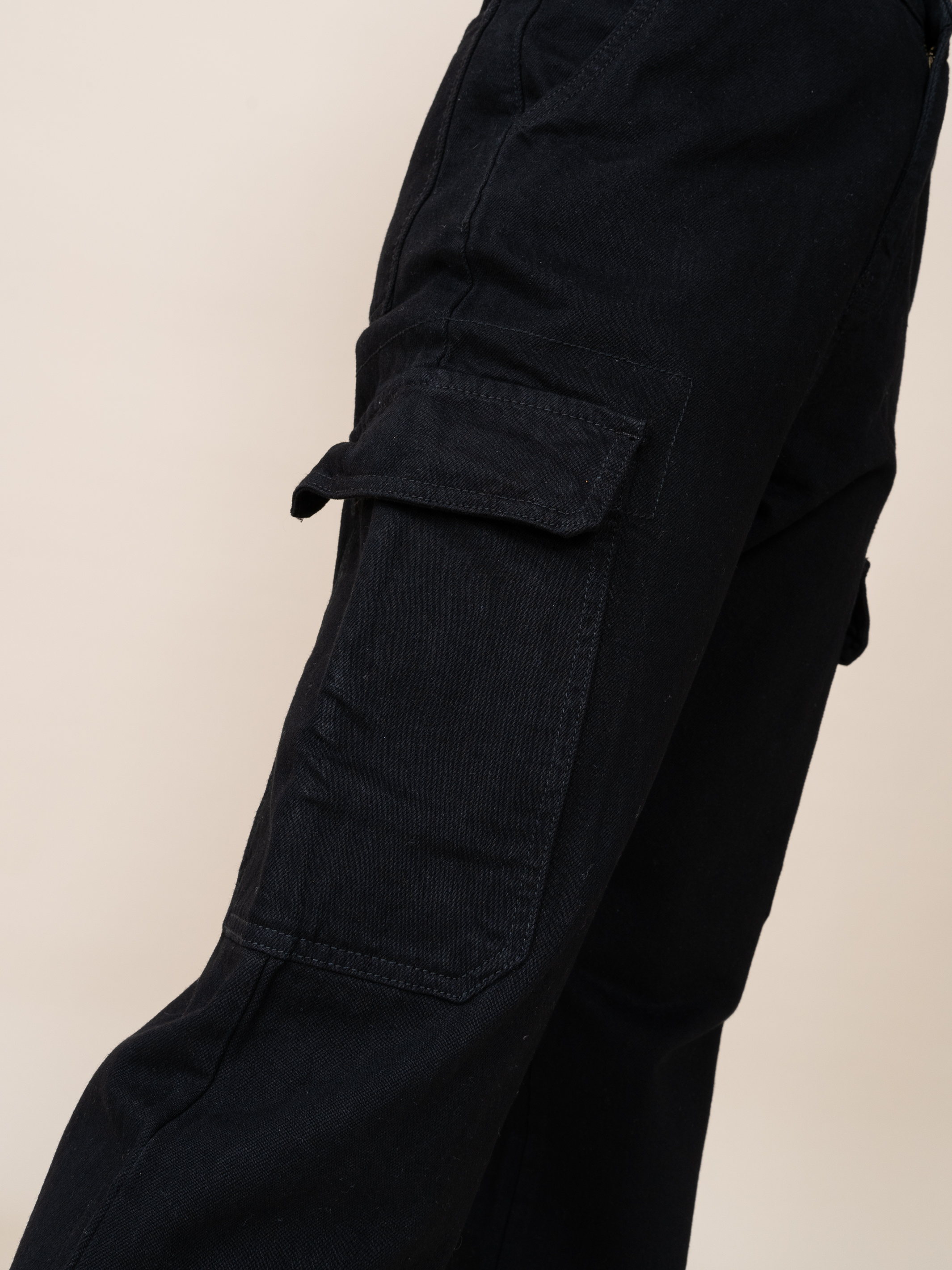 Jean Cargo Negro LM