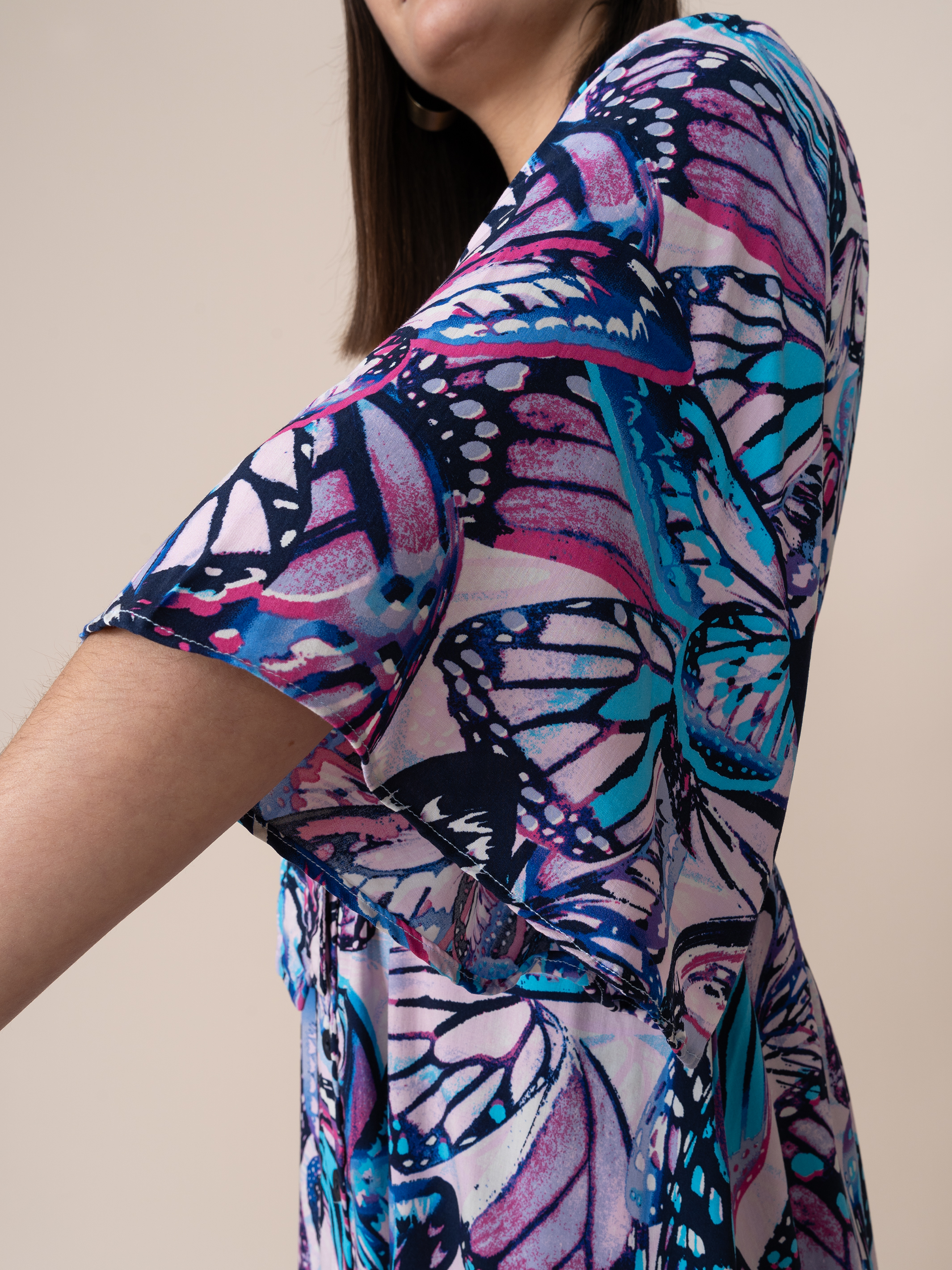 Vestido Mónica Estampado Mariposa