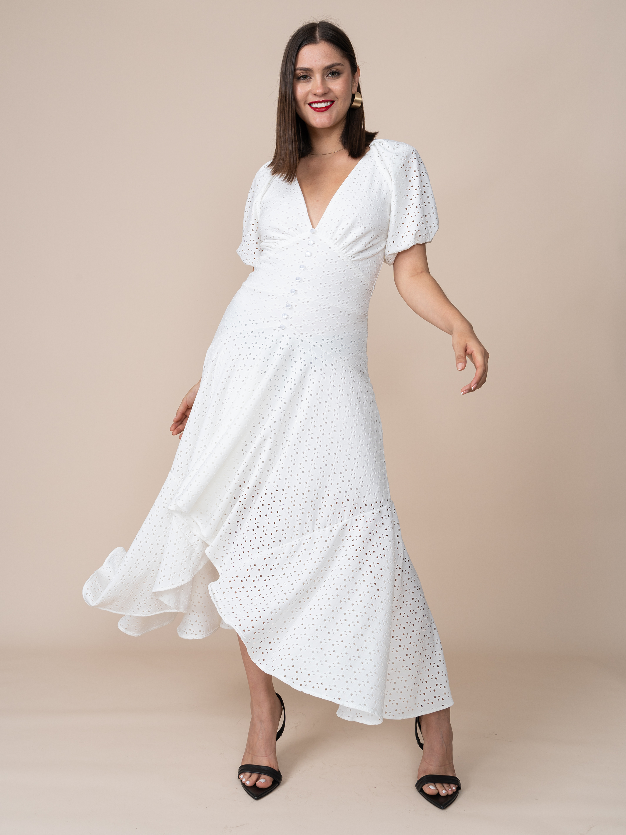 Vestido de Broderie Gloria Hueso