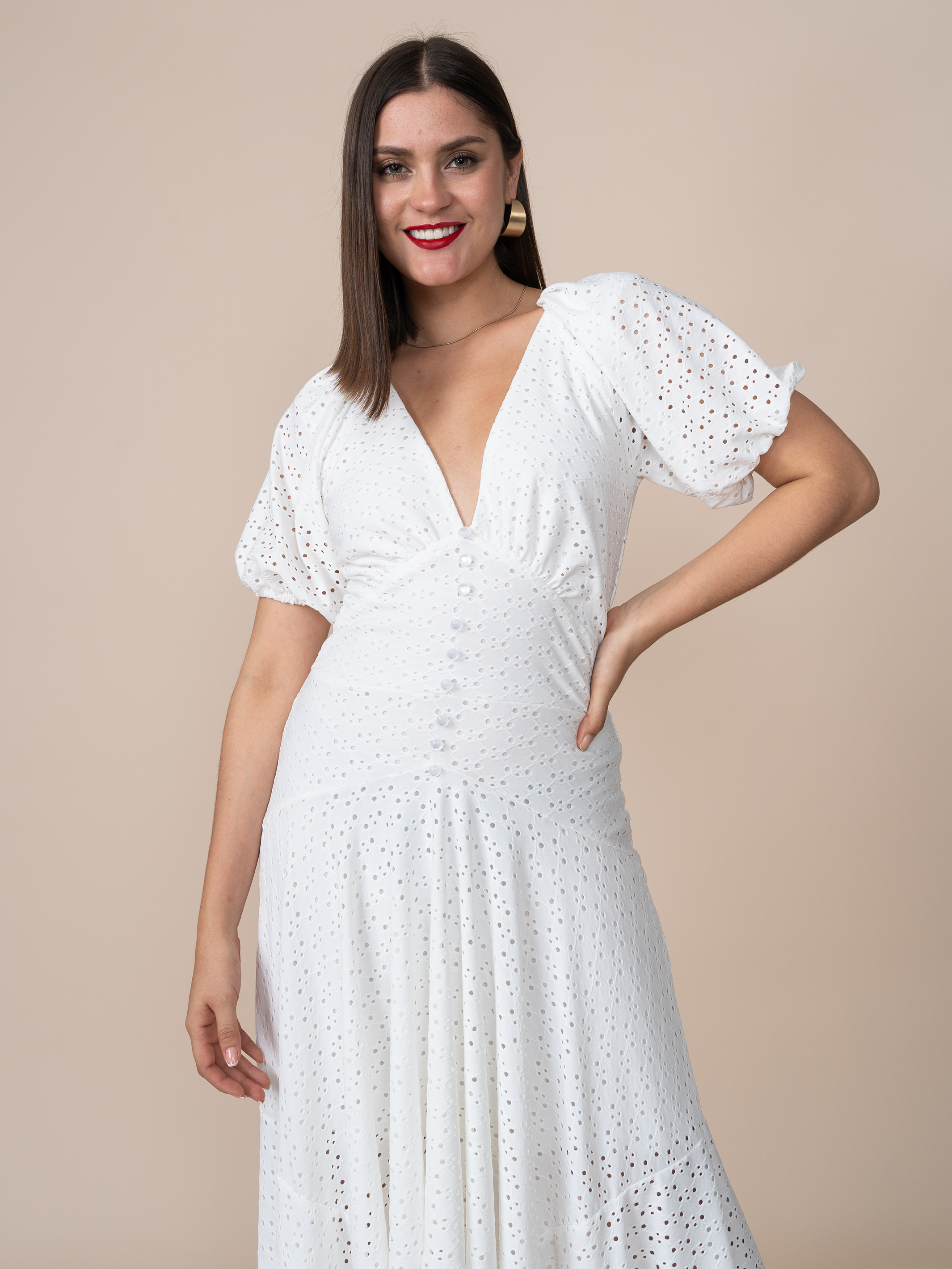 Vestido de Broderie Gloria Hueso