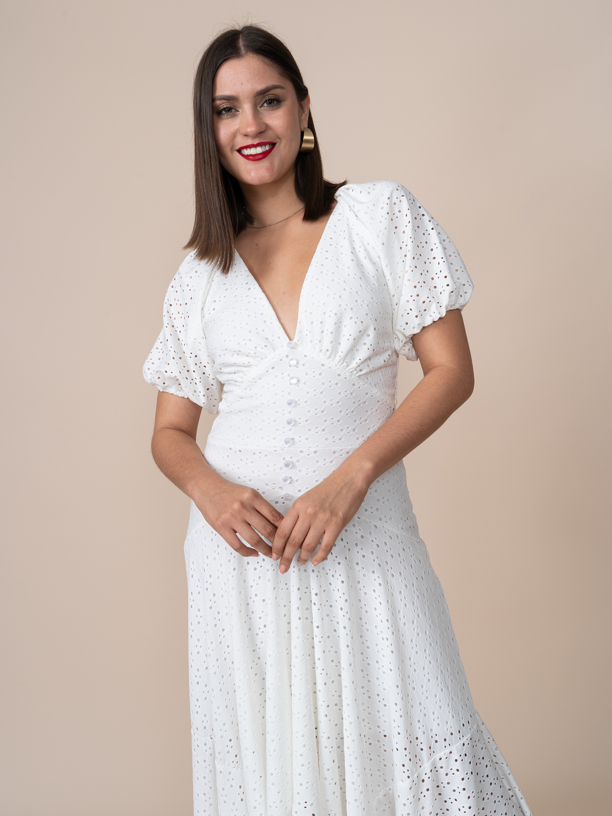Vestido de Broderie Gloria Hueso