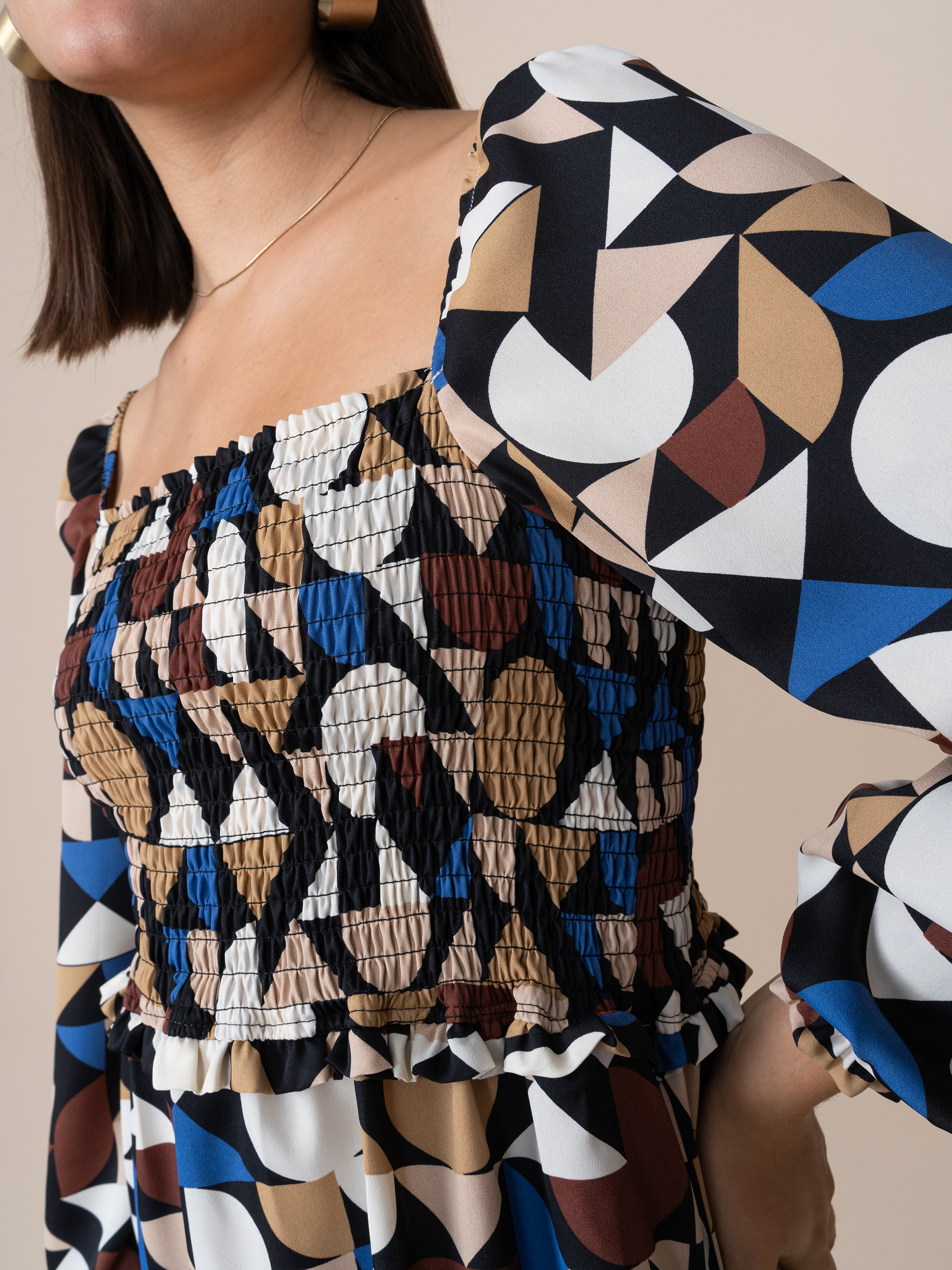 Vestido Lucy Estampado Azul