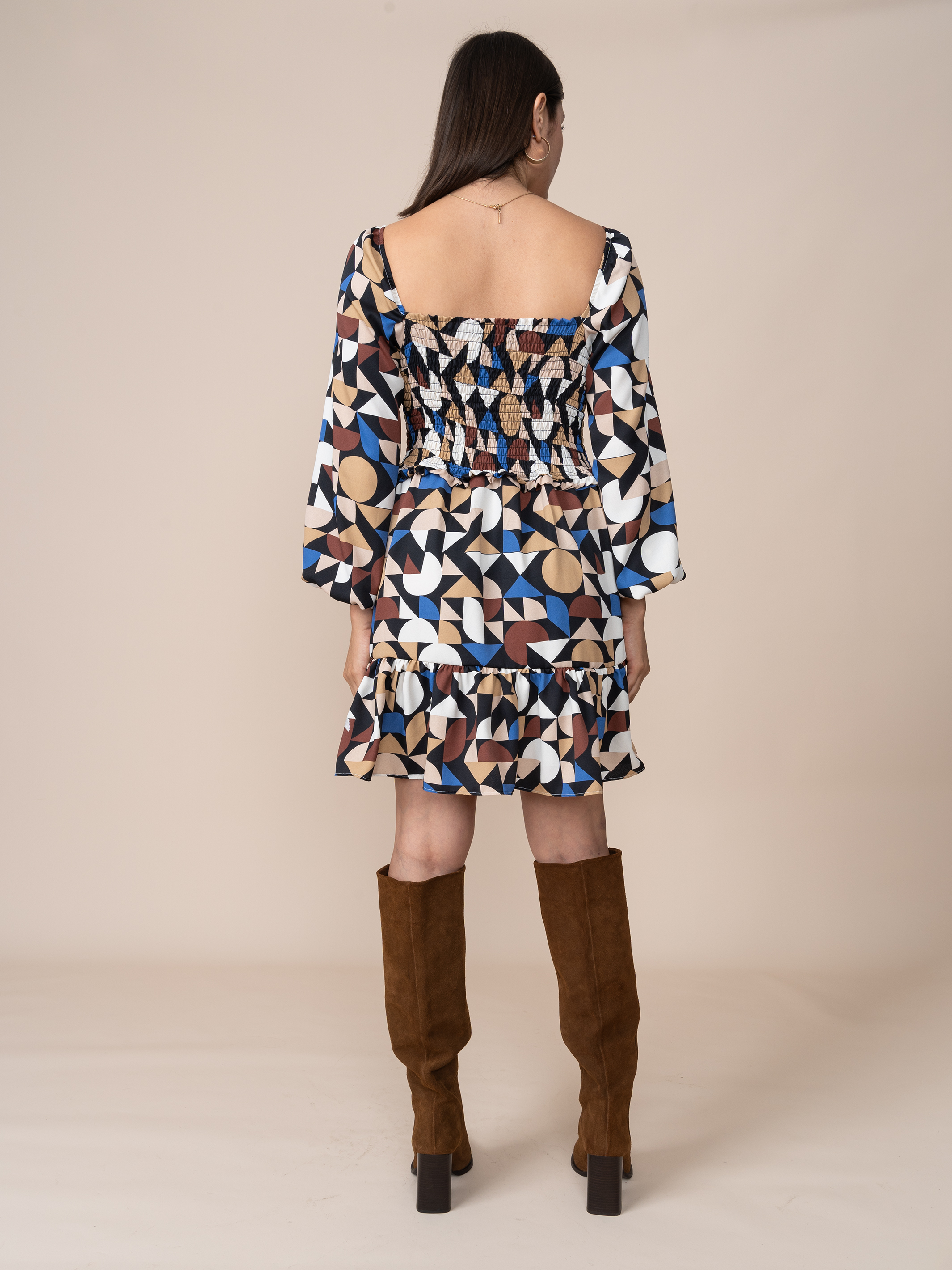 Vestido Lucy Estampado Azul