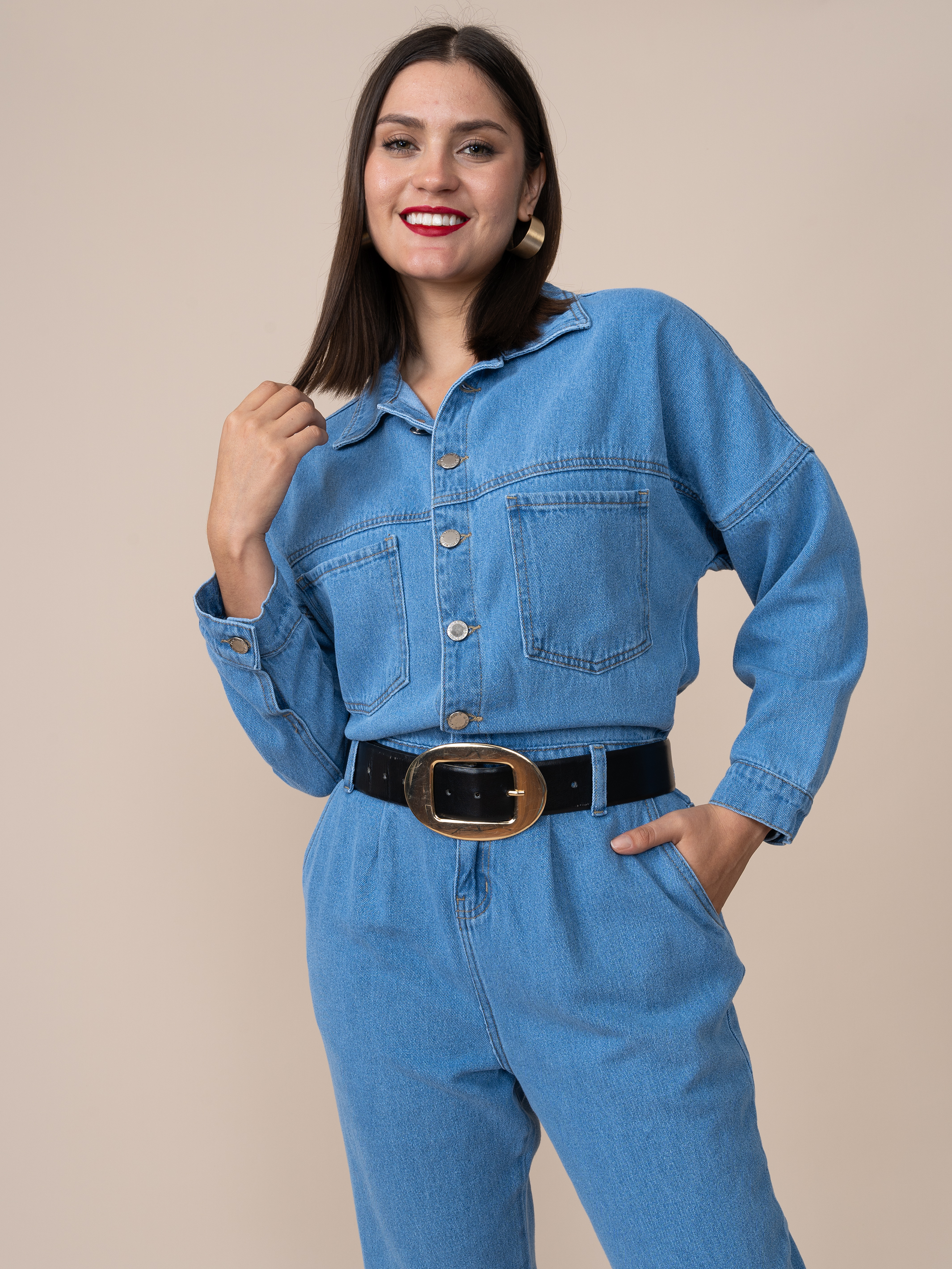 Enterizo de Denim Gabriela