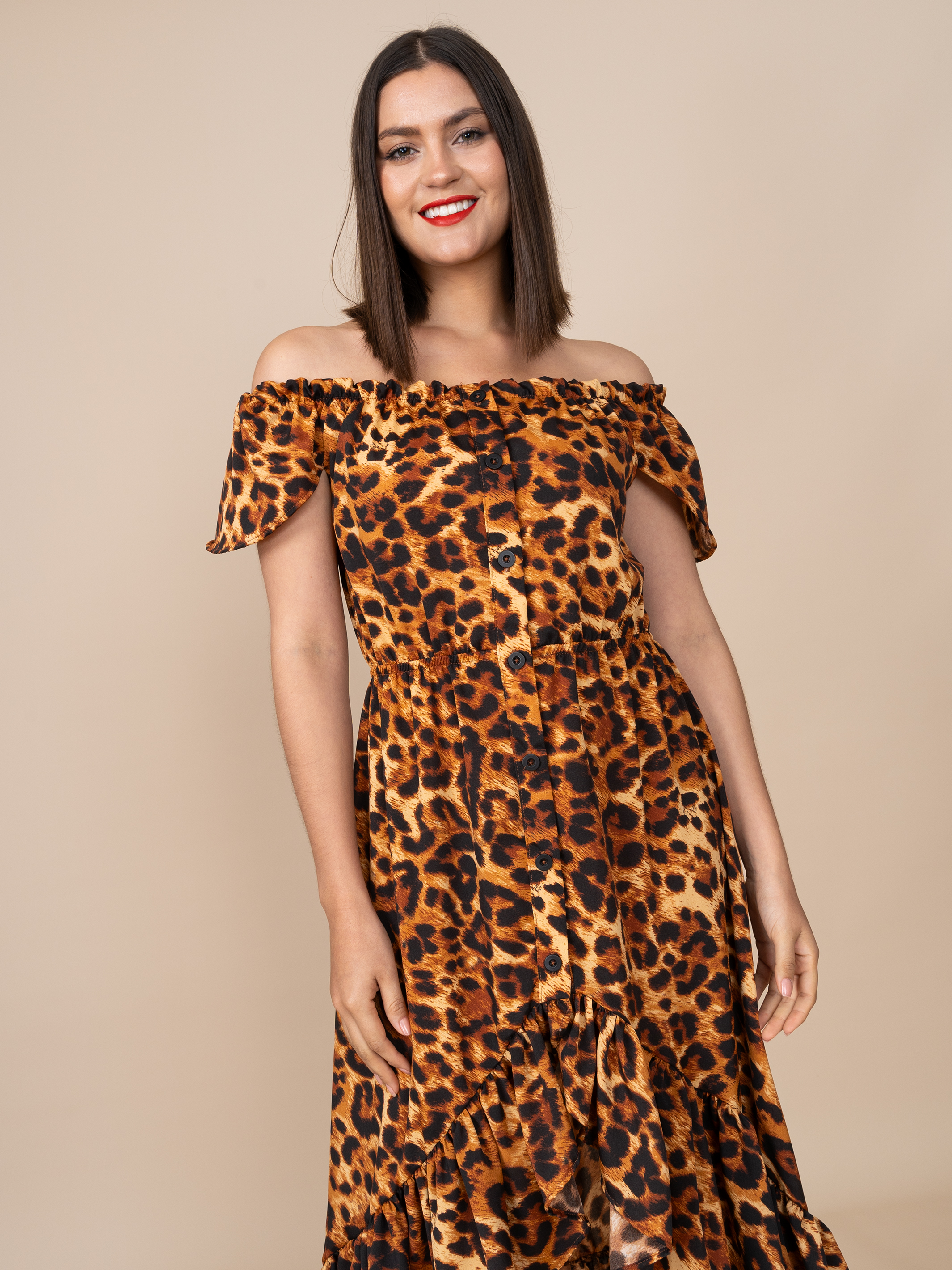 Vestido Julieta Estampado Animal Print