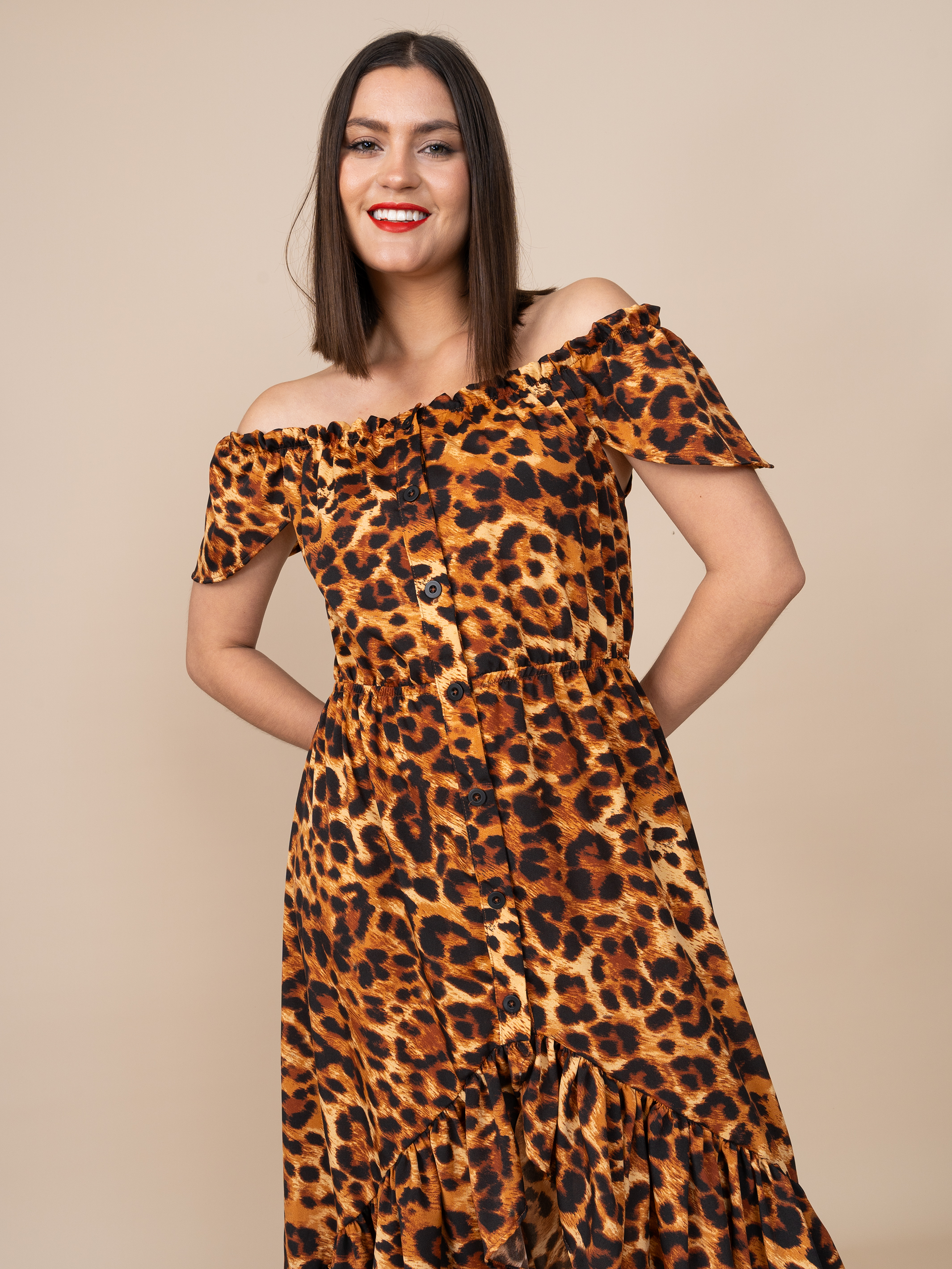Vestido Julieta Estampado Animal Print