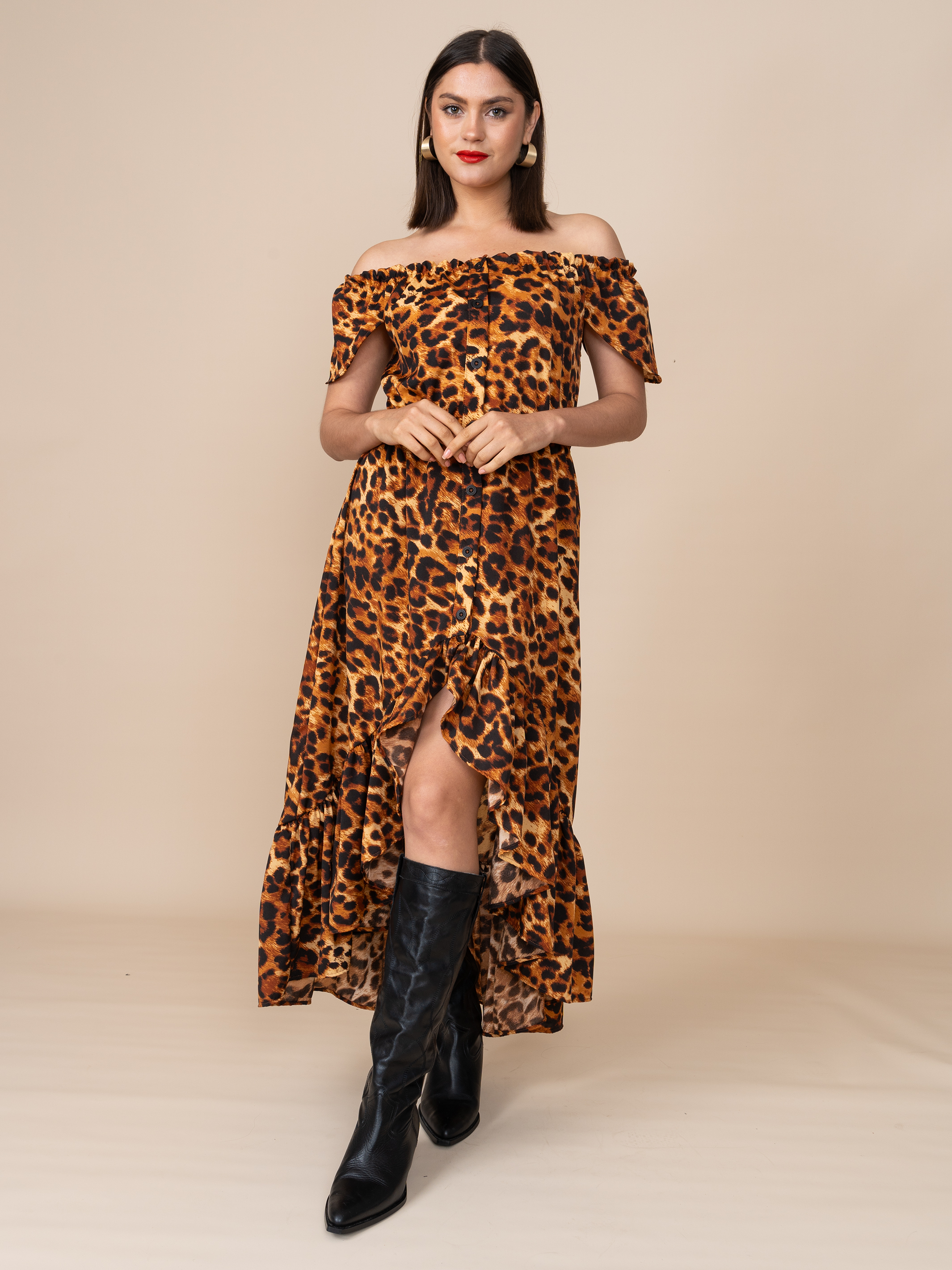 Vestido Julieta Estampado Animal Print