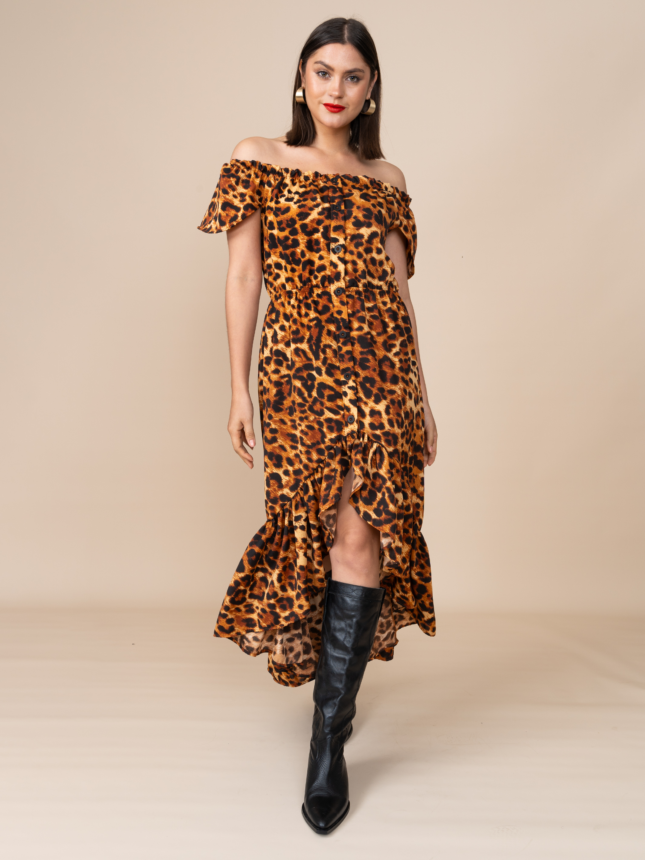 Vestido Julieta Estampado Animal Print