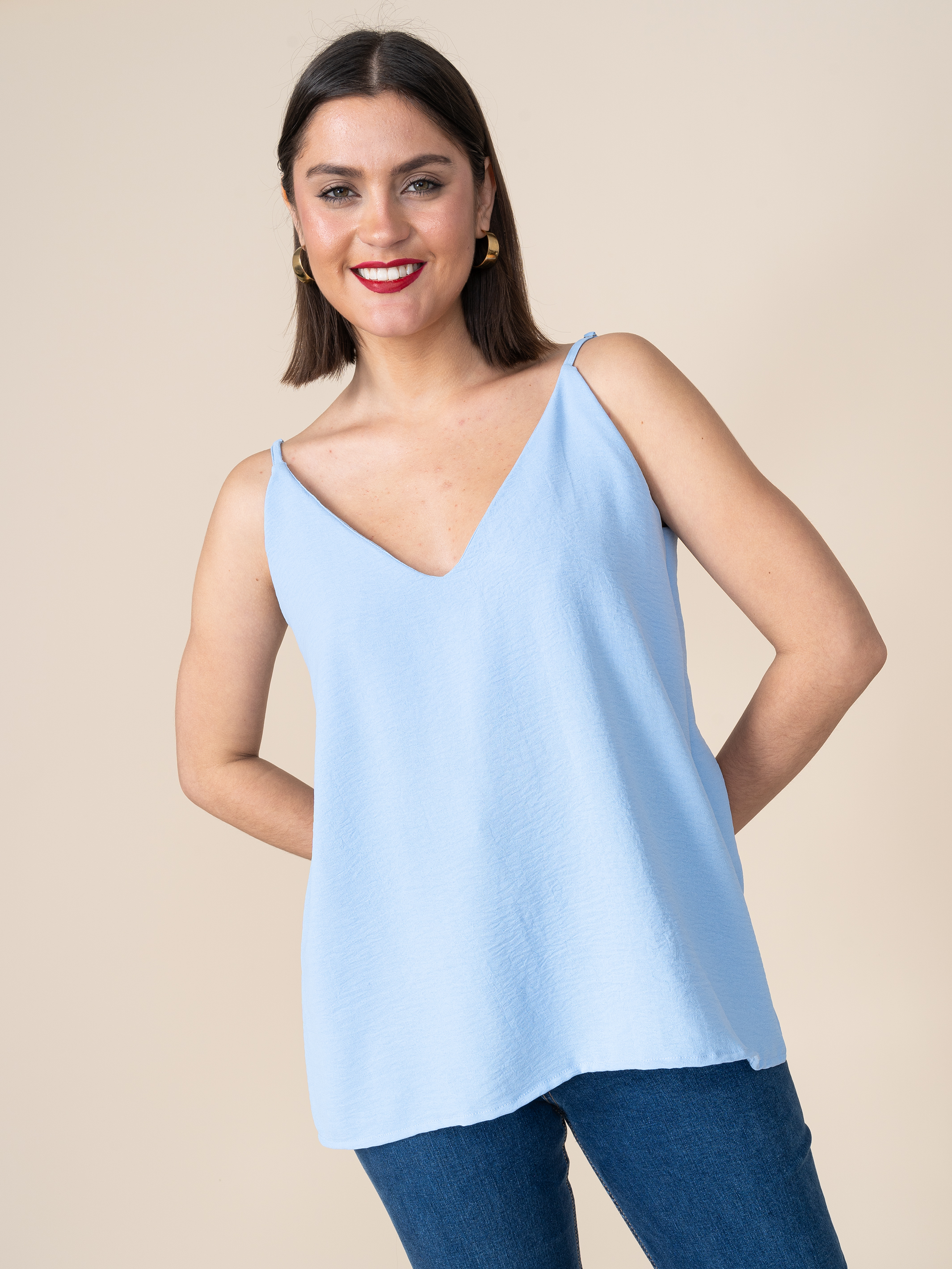 Blusa Luciana Celeste