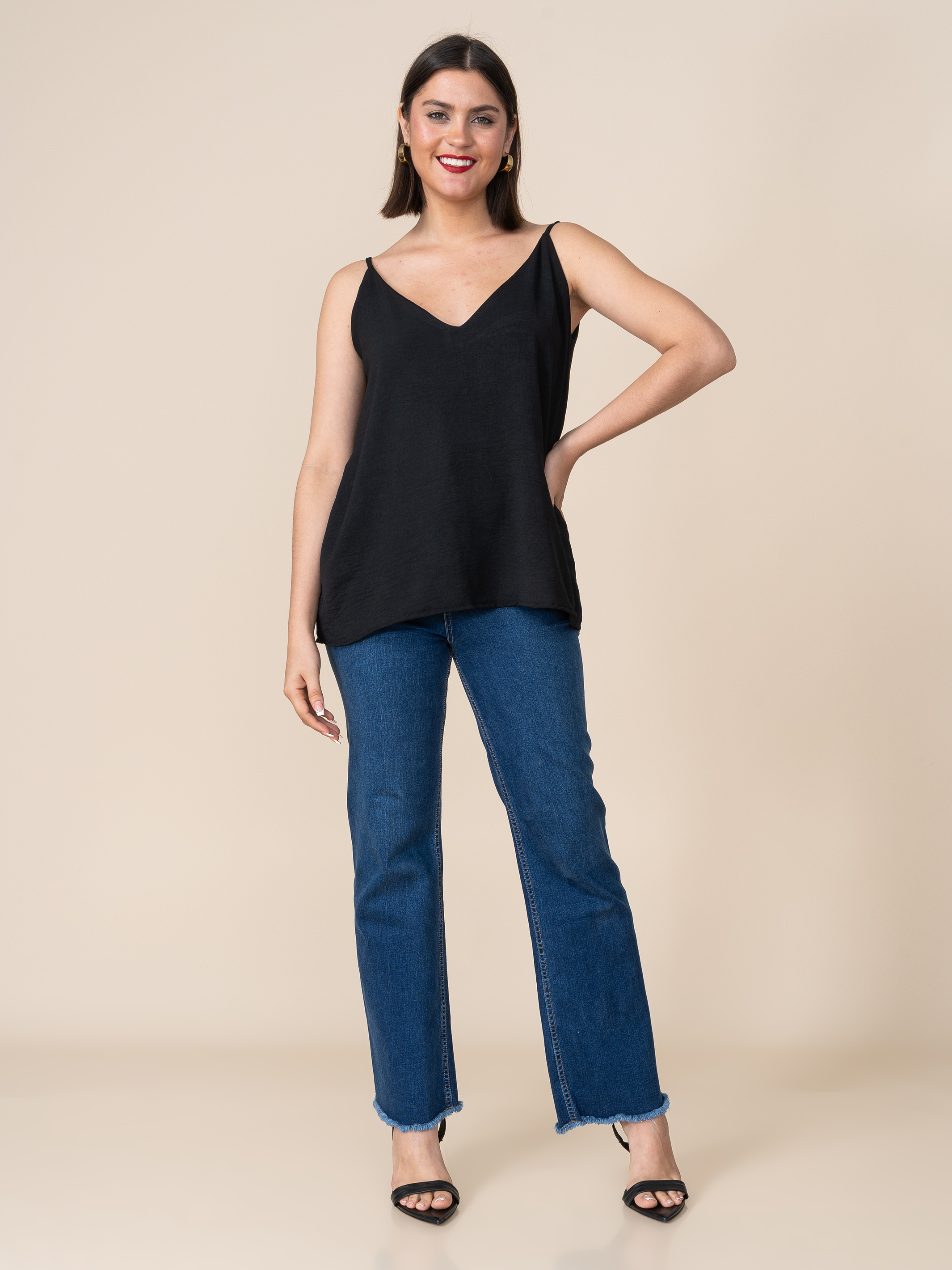 Blusa Luciana Negra