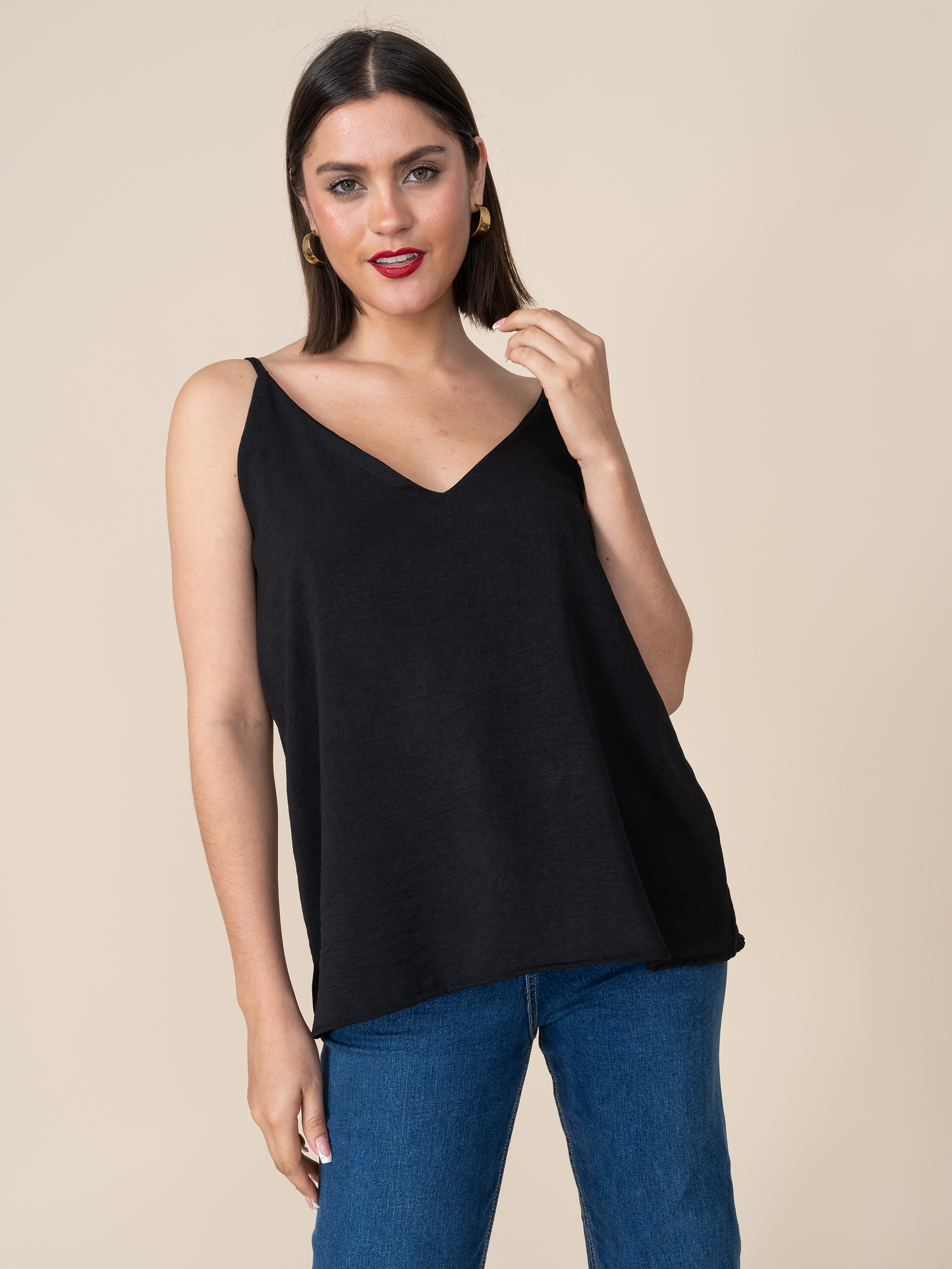 Blusa Luciana Negra
