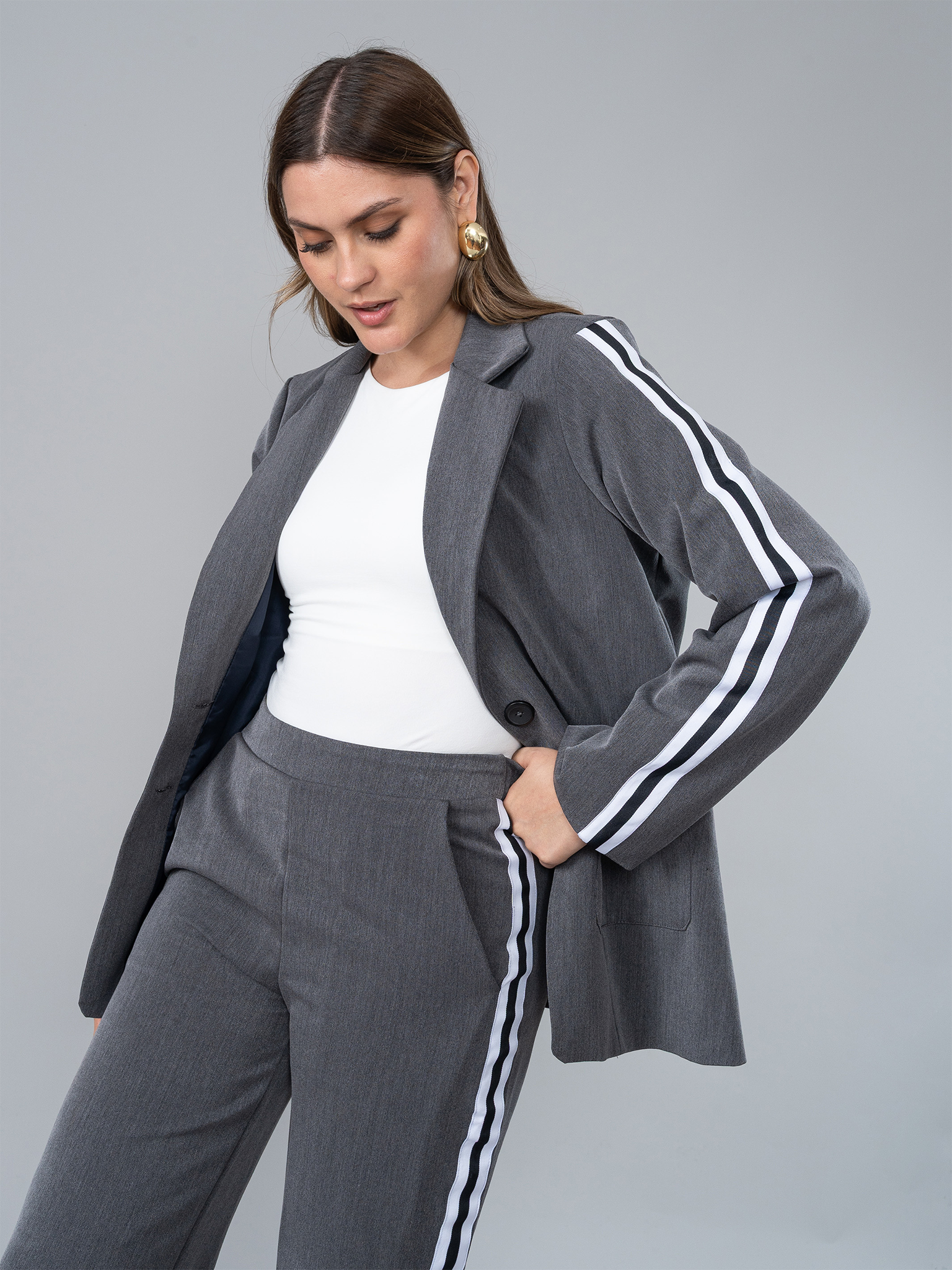 Blazer Sofia Gris Sport