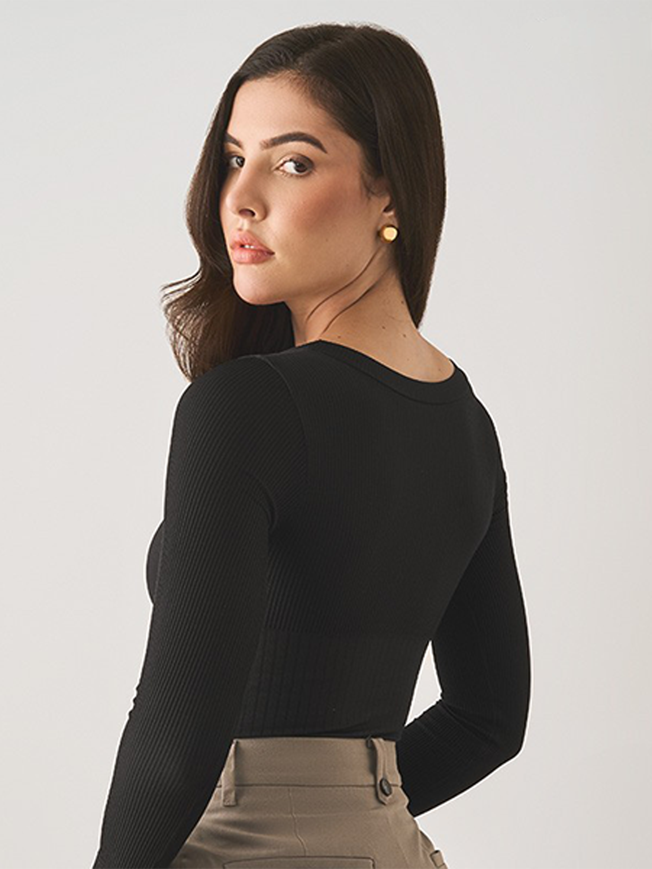 Camiseta Faja Superfit Amaira Negro - Koketa
