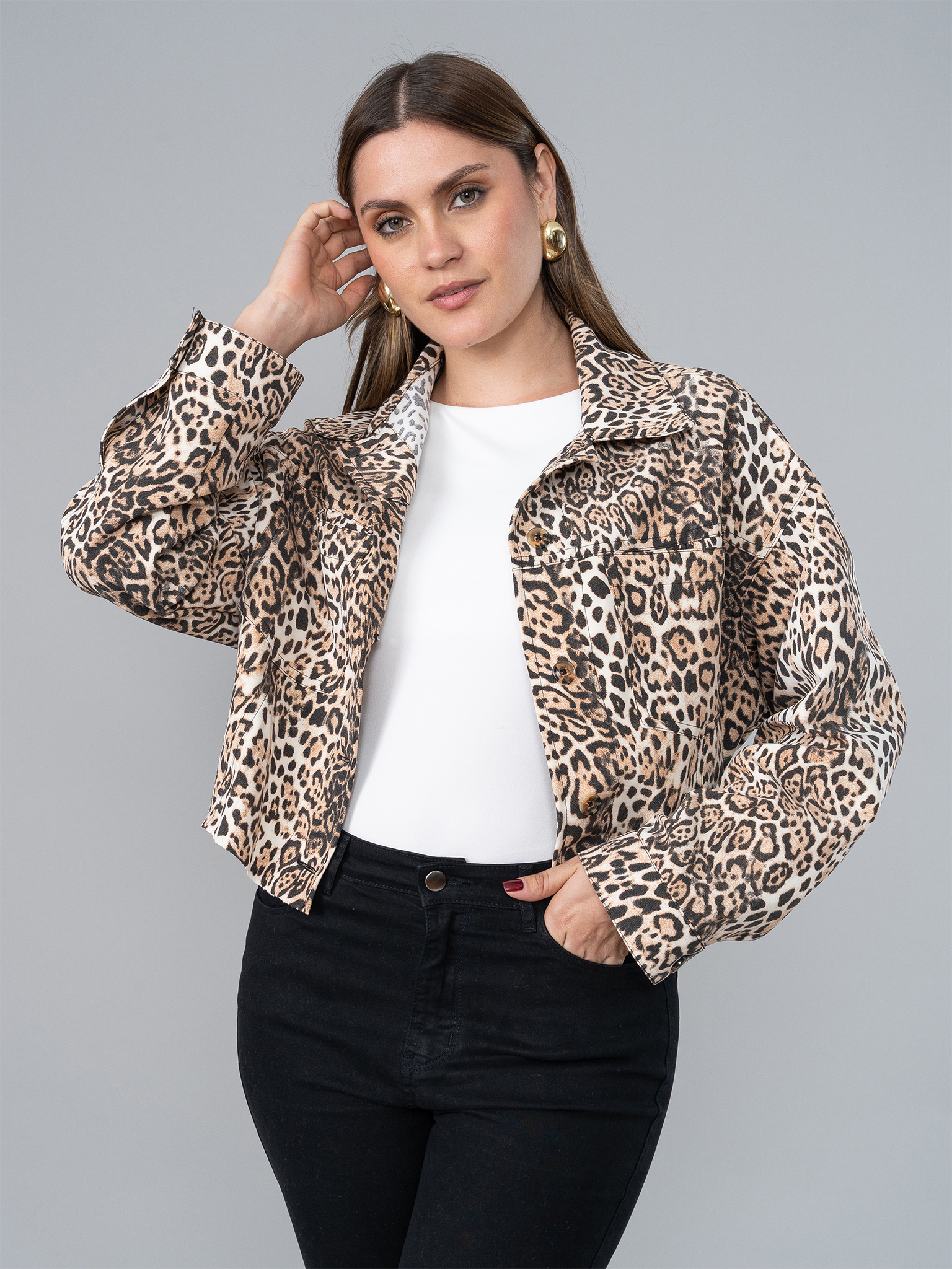 Casaca Alicia Animal Print en Catania