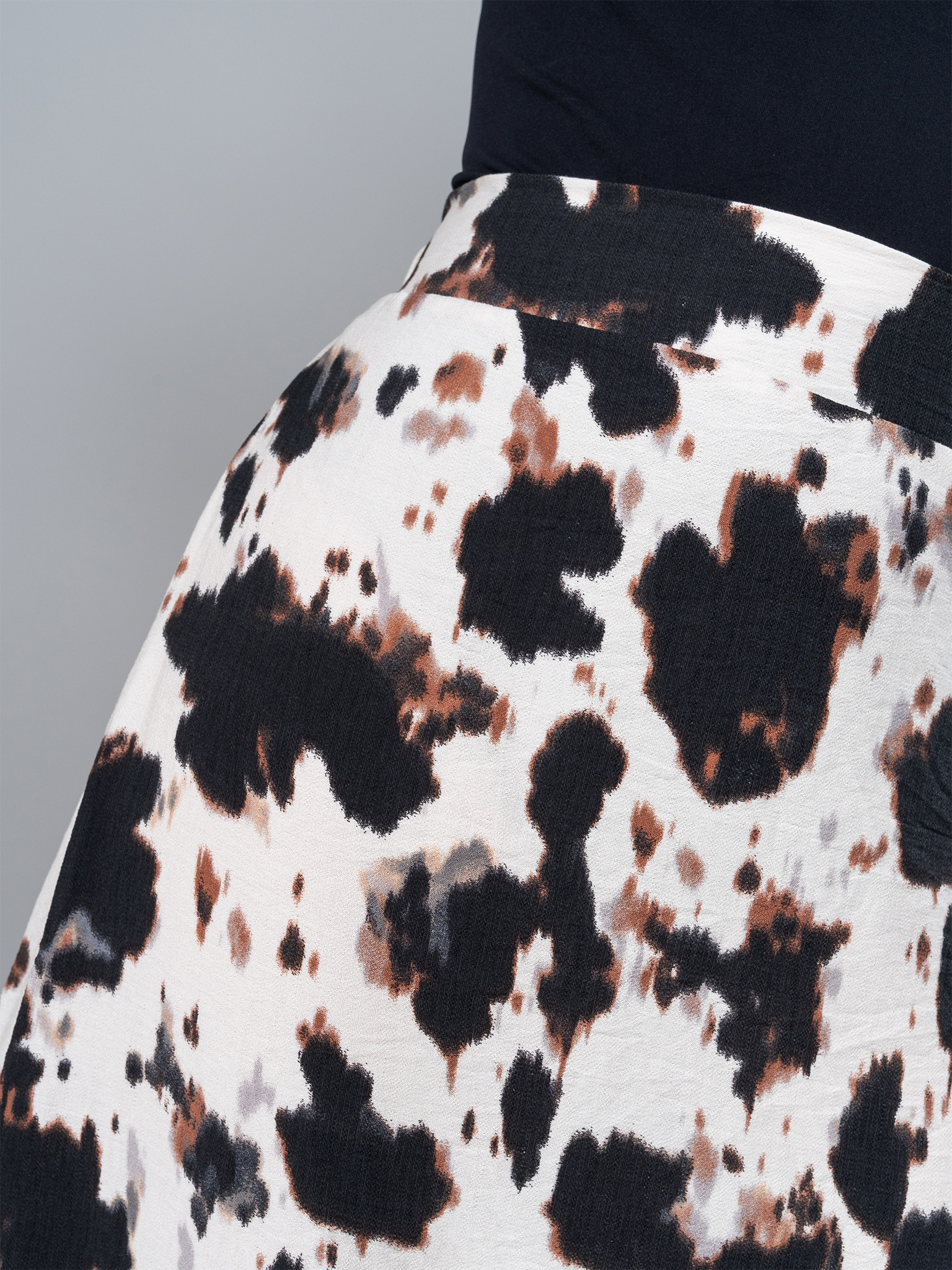 Falda Larga Lira Estampada