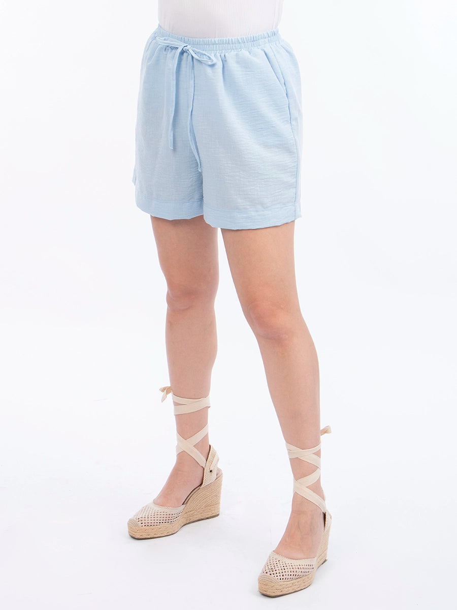 Short Básico Celeste