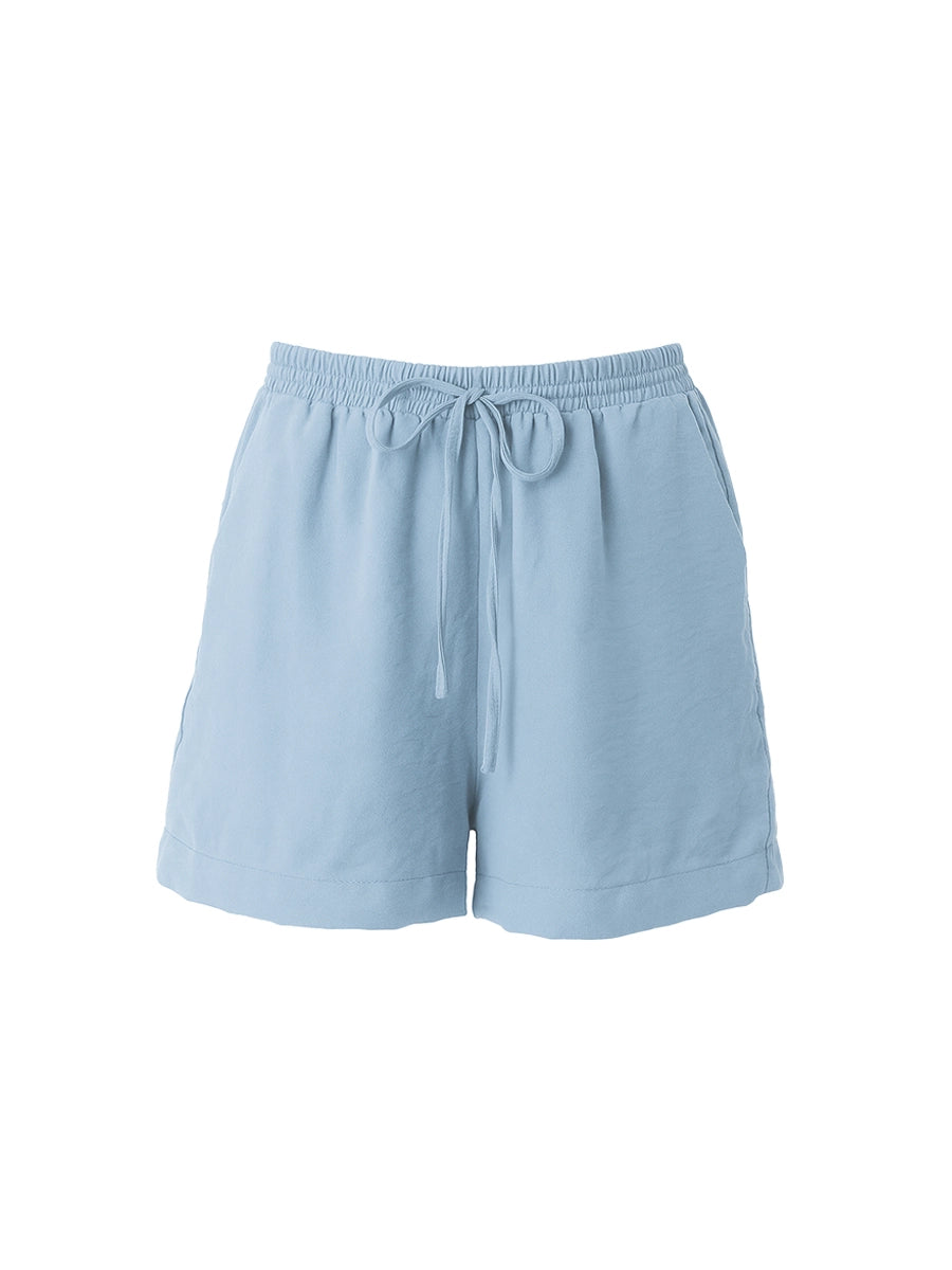 Short Básico Celeste