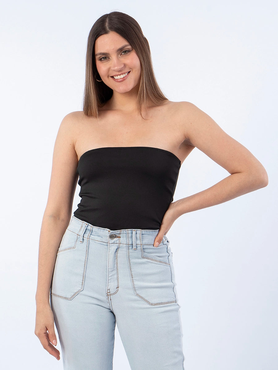 Top Strapless Negro