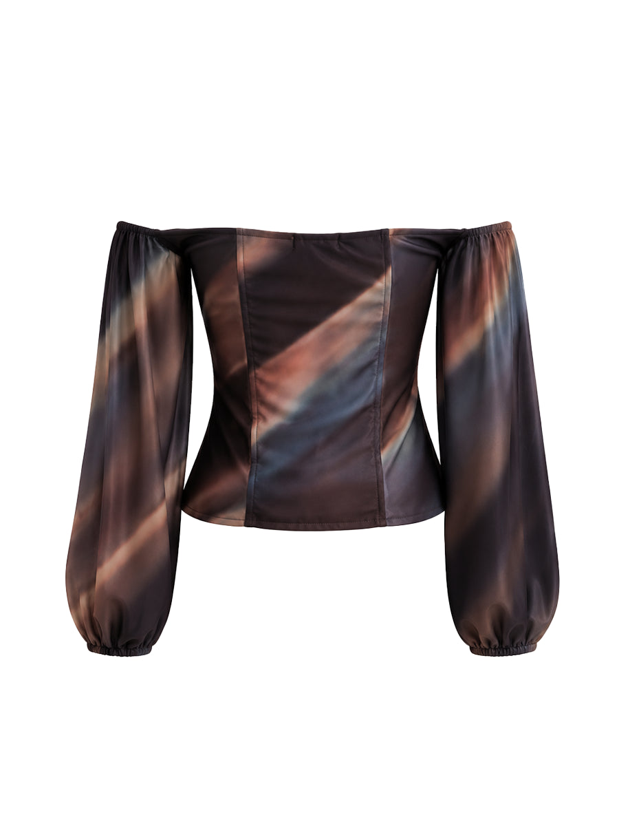 Blusa Top Aura Tie Dye