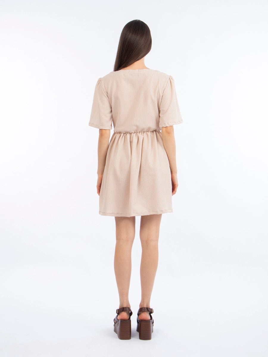 Vestido Básico Beige