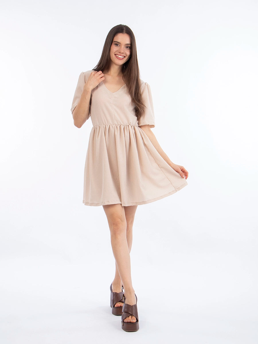 Vestido Básico Beige