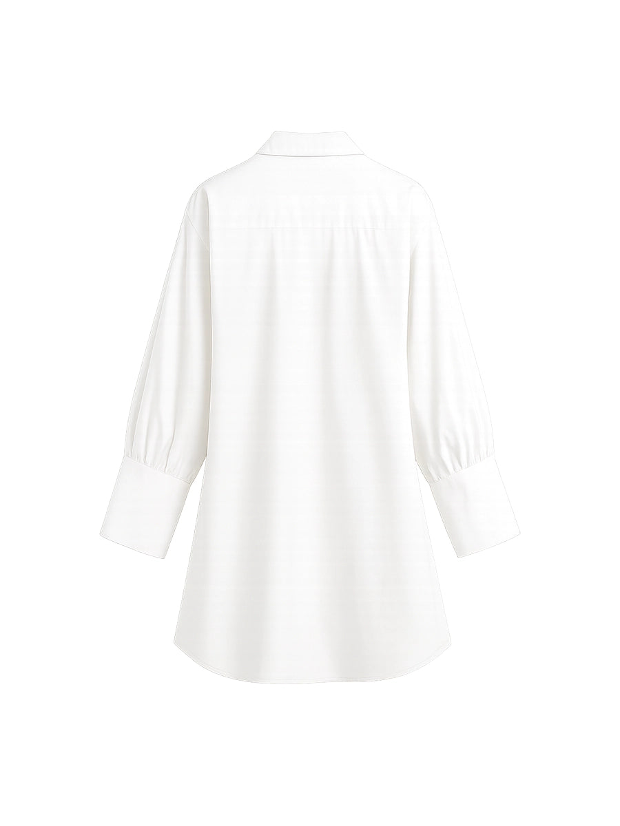 Vestido Camisero Blanco