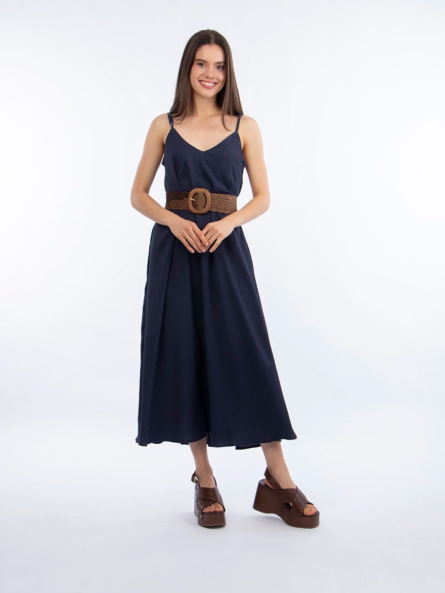 Vestido María Fe Navy