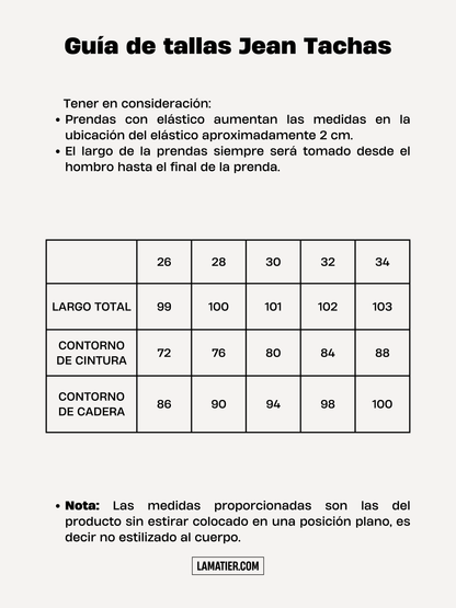 Jean de Tachas Lau Negro