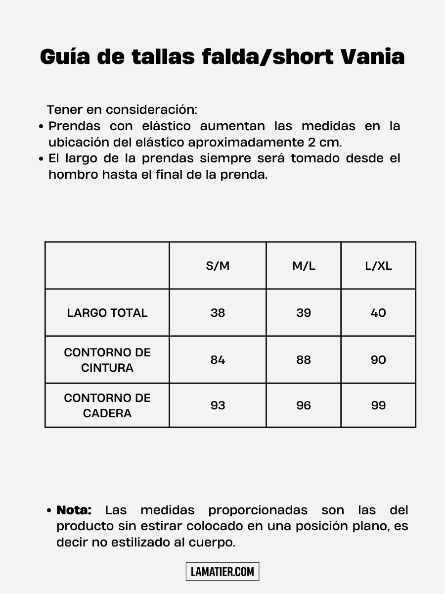 Falda/Short Vania Negro