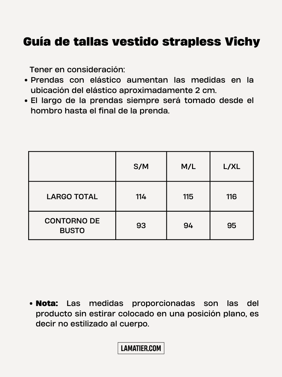 Vestido Strapless Vichy Celeste