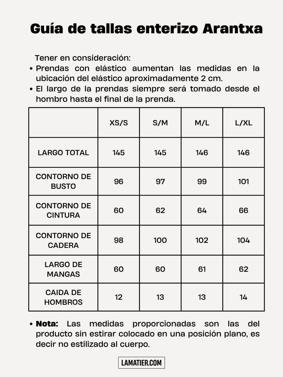 Enterizo Arantza Terracota