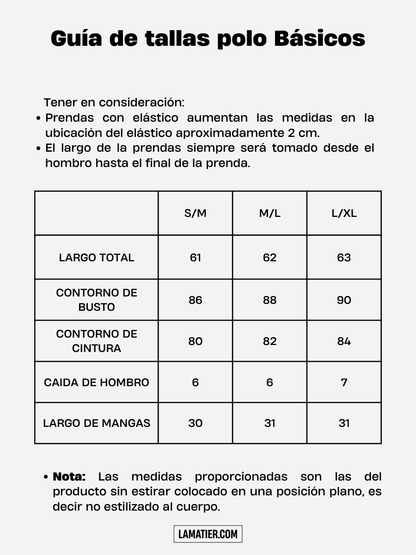 Polo Básico Borgoña