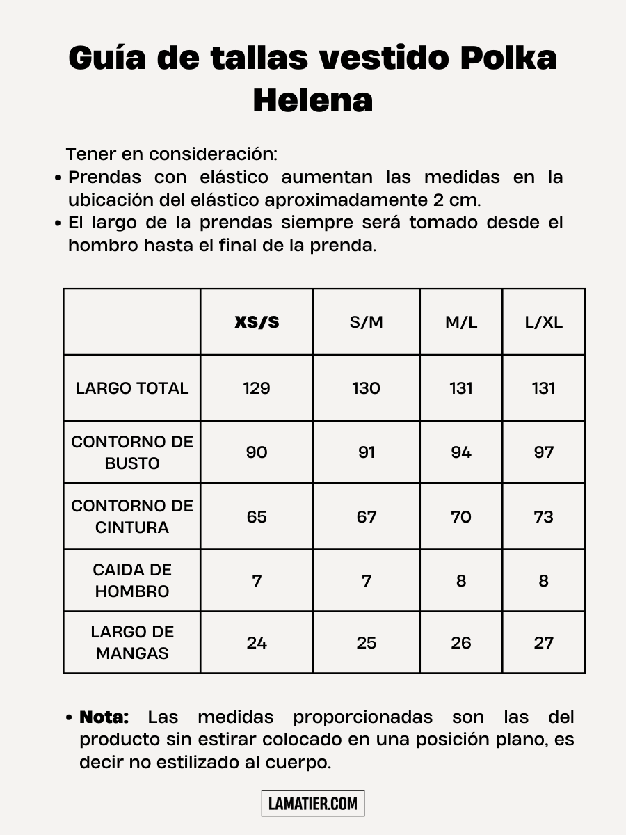 Vestido Helena Polka Beige