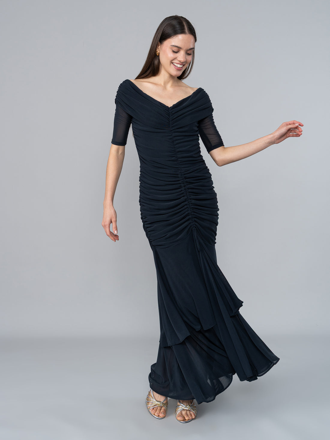 Vestido July Negro en Tul