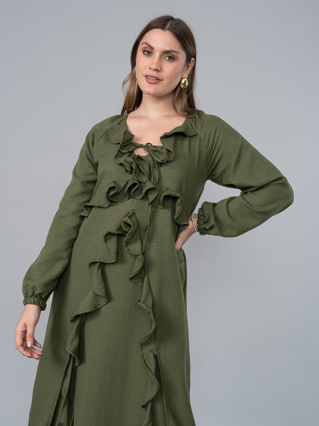 Vestido Lara Verde  en Gaia