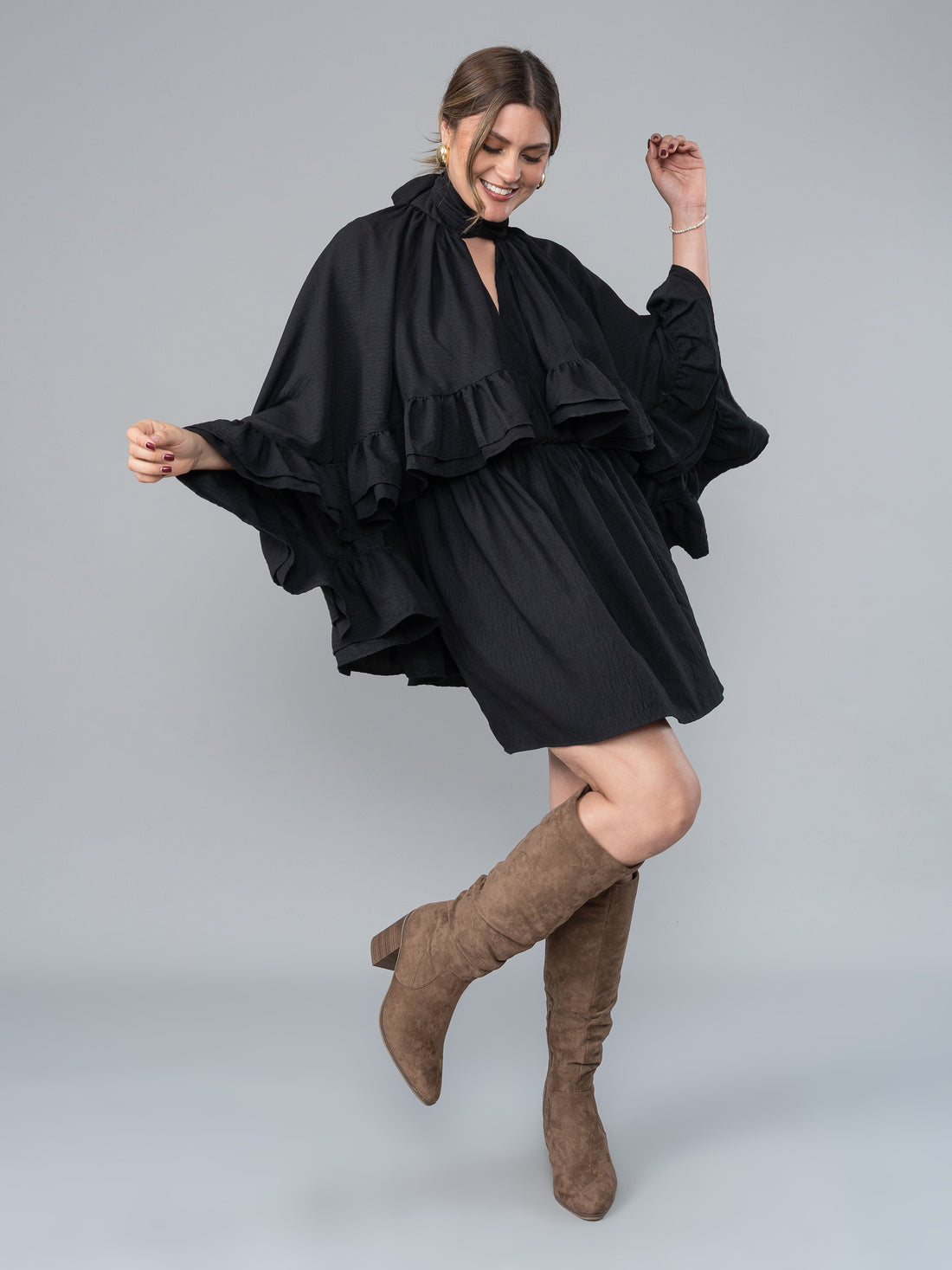 Vestido Julieta Negro en Gaia