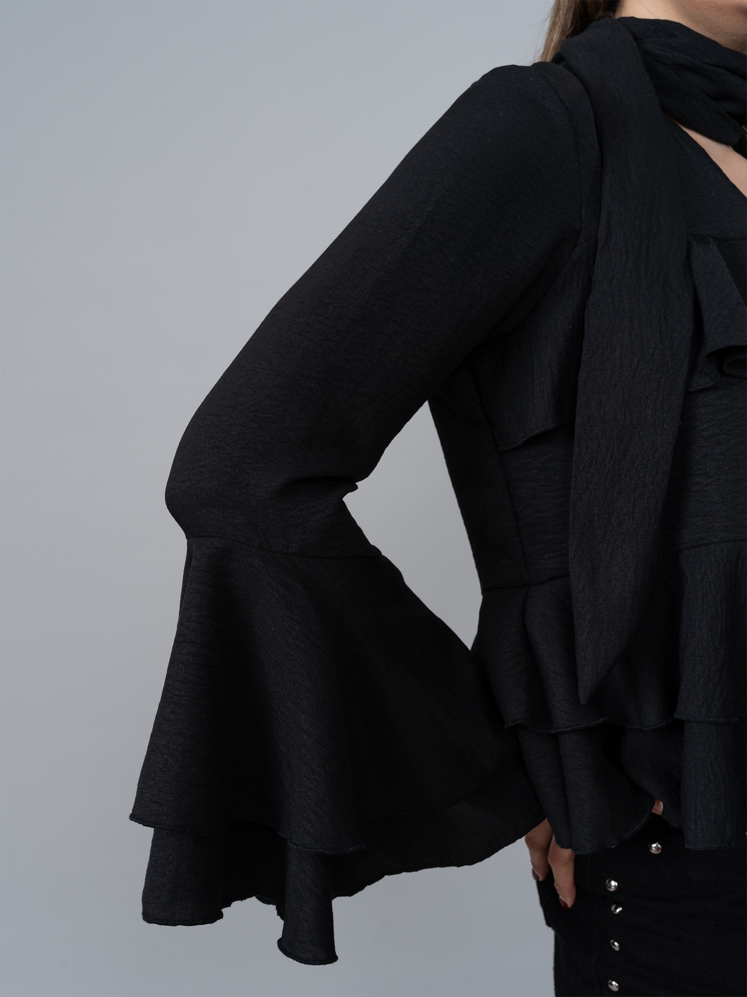 Blusa Boho Negro