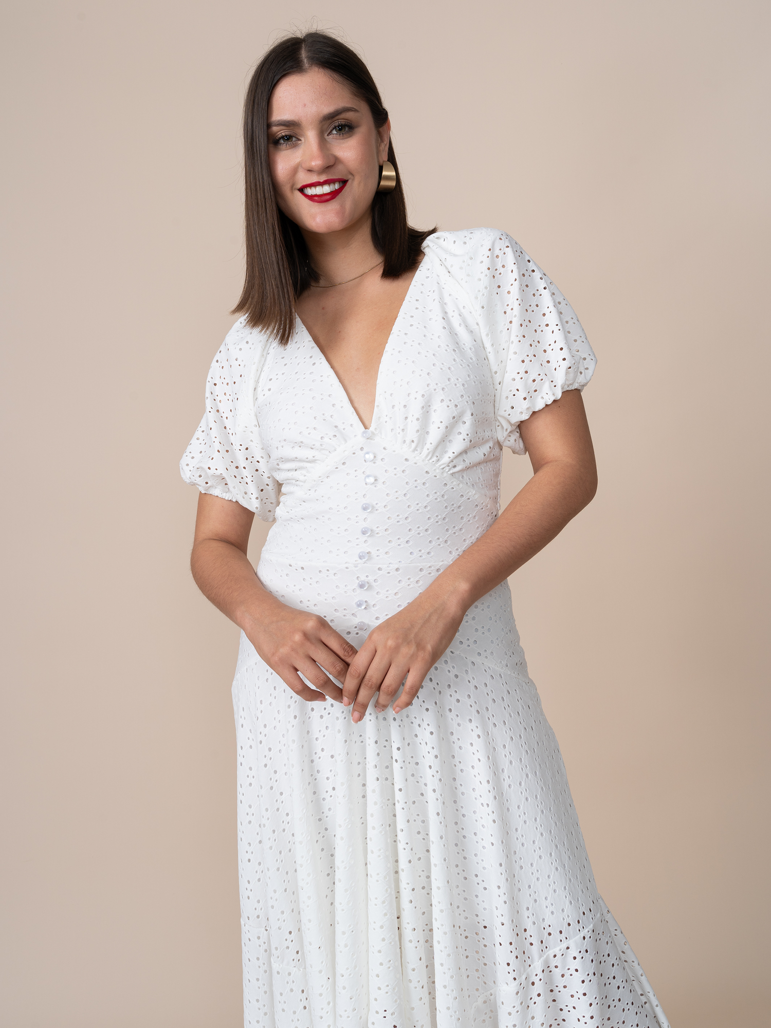 Vestido de Broderie Gloria Hueso