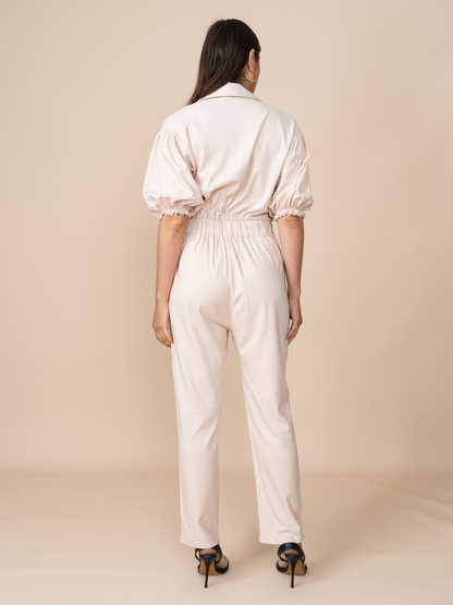 Enterizo Thalia Beige