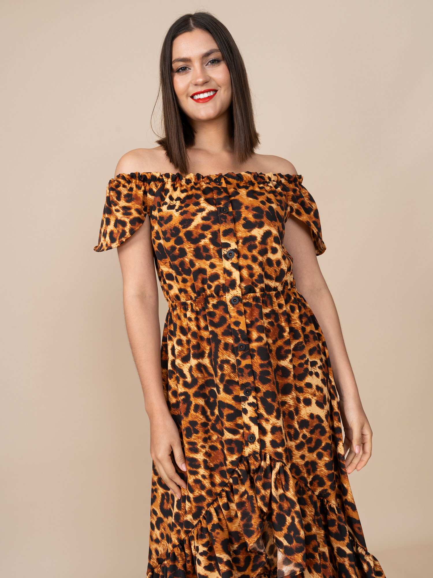 Vestido Julieta Estampado Animal Print
