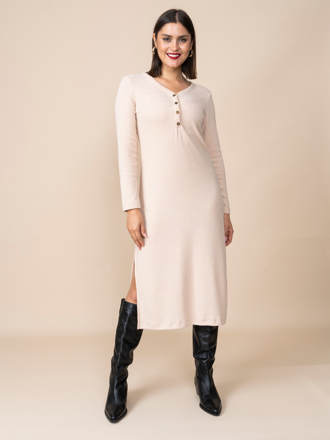Vestido Rosy Beige