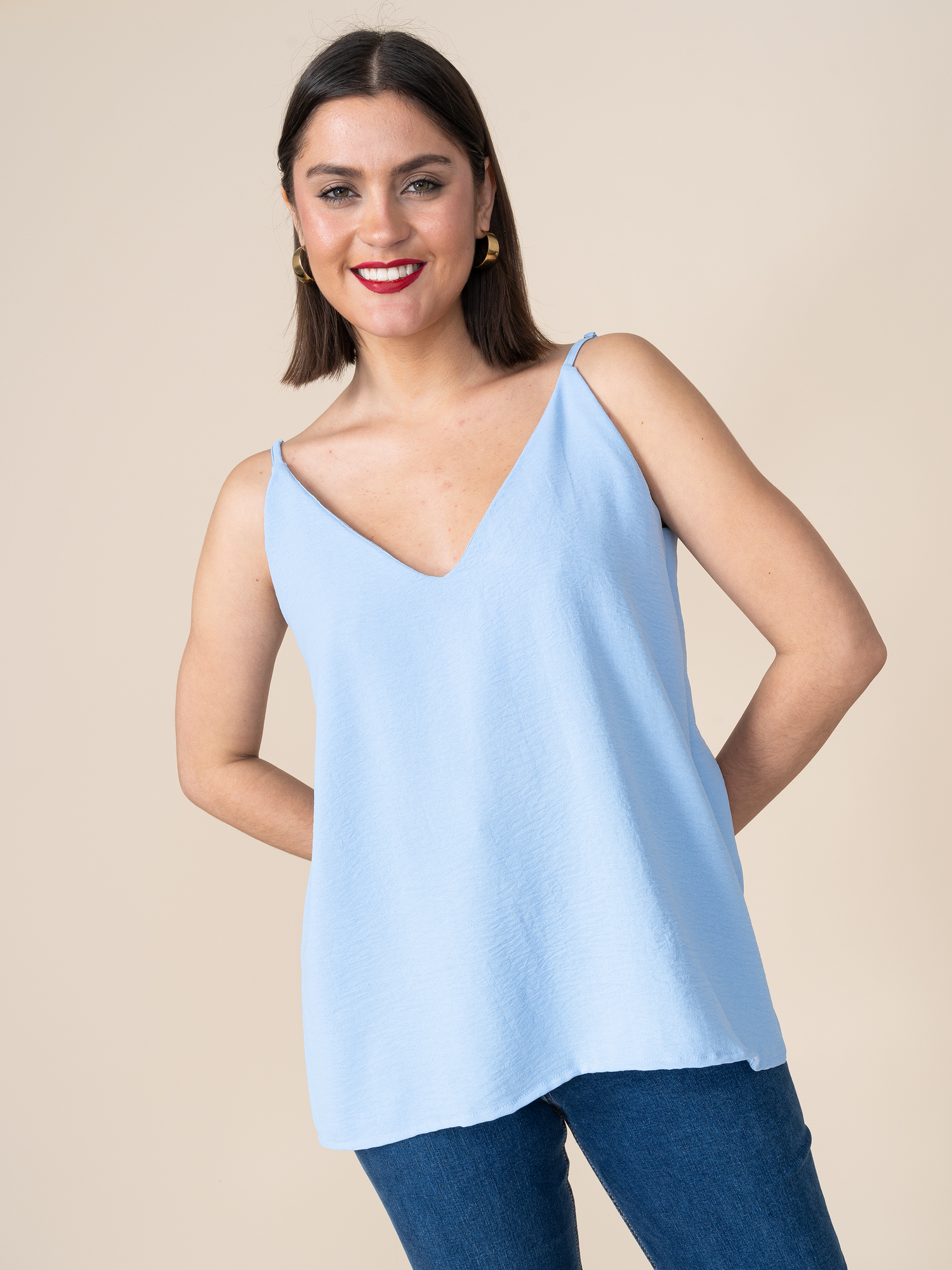 Blusa Luciana Celeste