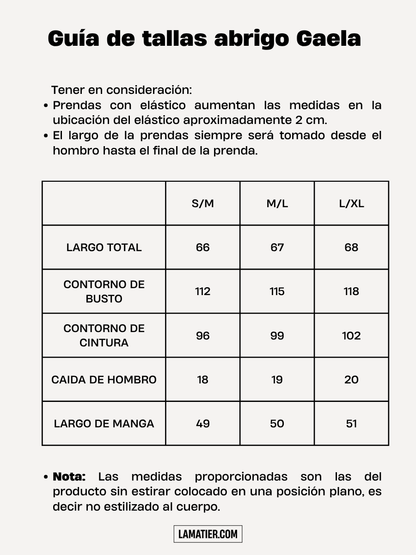 Abrigo Gaela Marrón - ABRIGO de La Matier