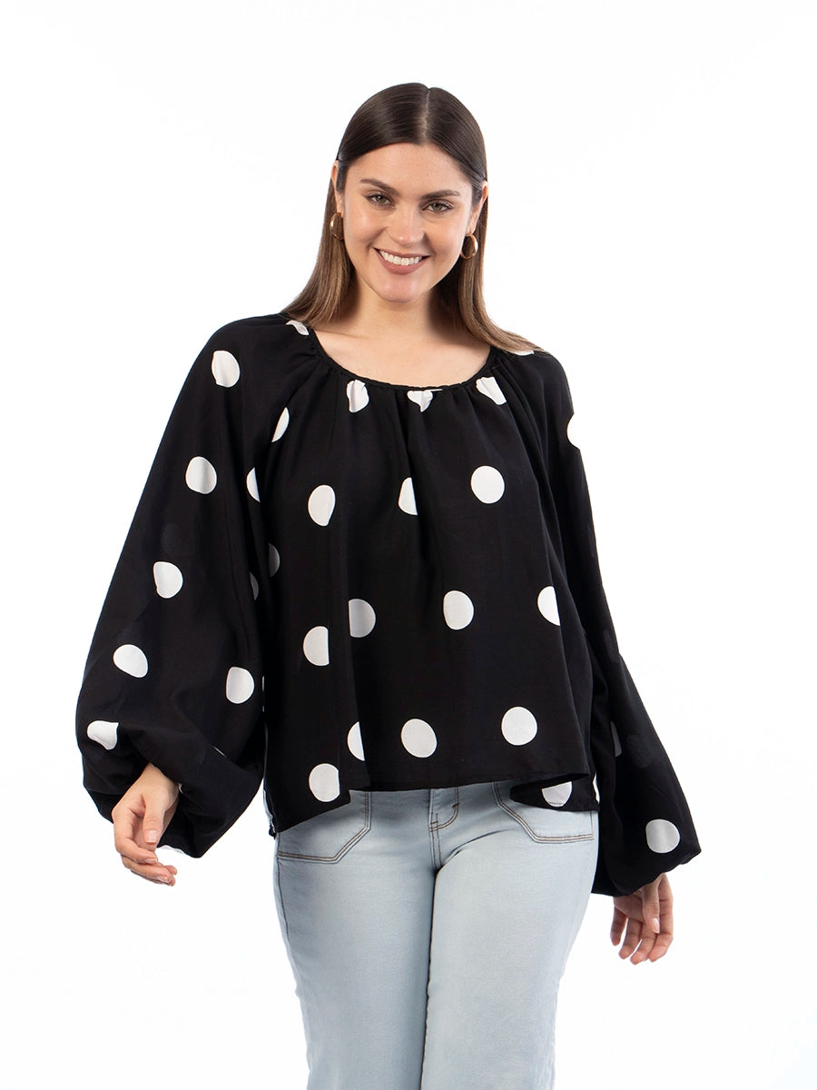 Blusa Rangla Polka Dods