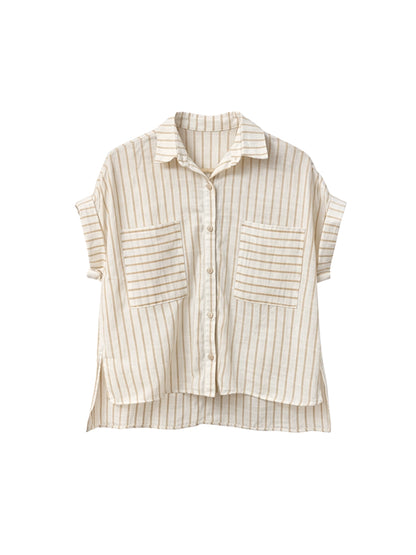 Blusa Maribel Rayas Beige