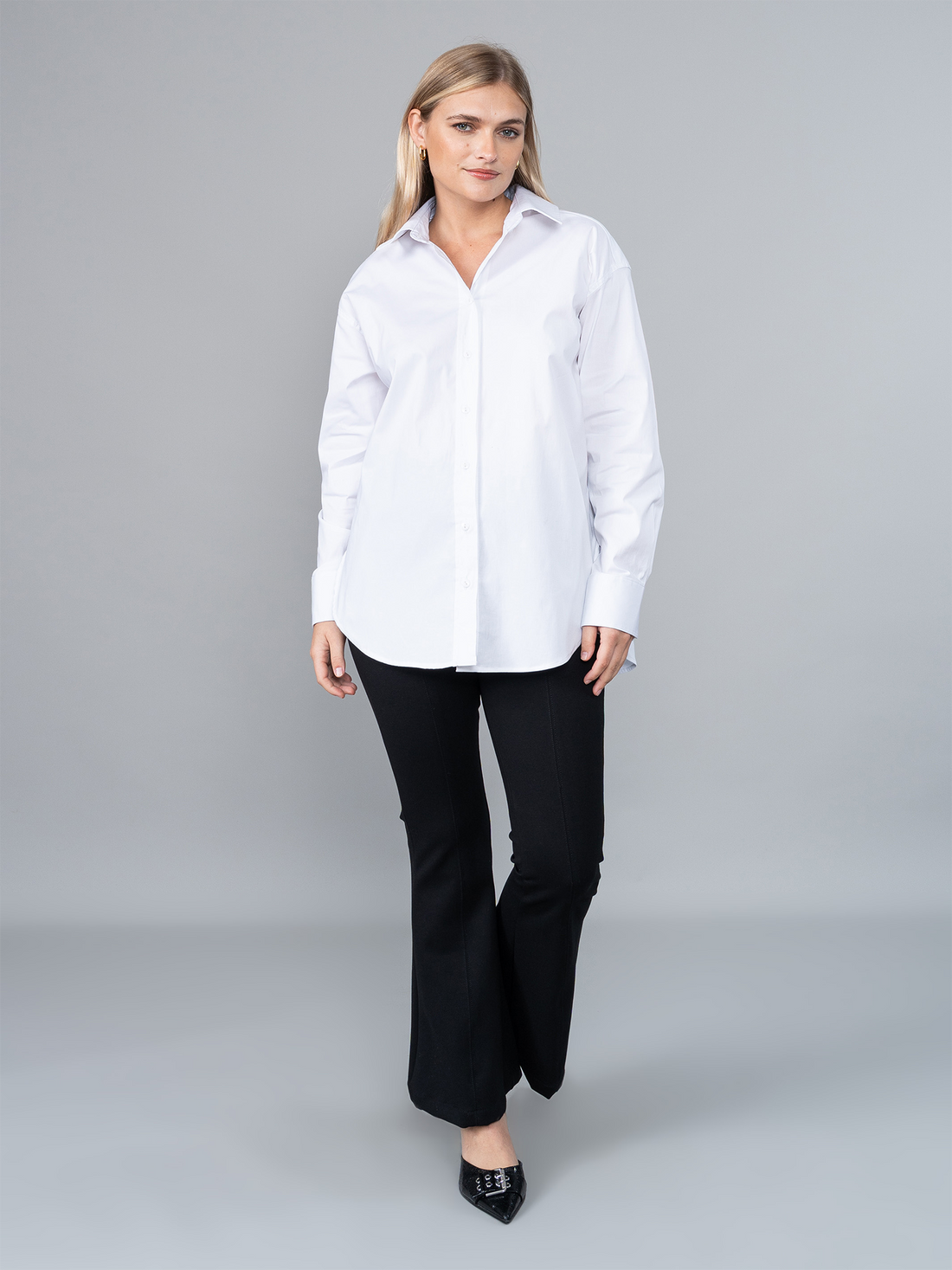 Camisa Valeria Blanco en Popelina