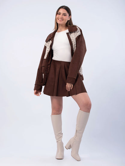 Casaca Bomber Angela Marrón