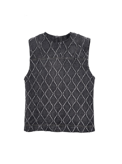 Chaleco Chambray Negro